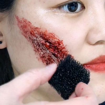 Спонж для спецэффектов и грима пористый( эффект раны )