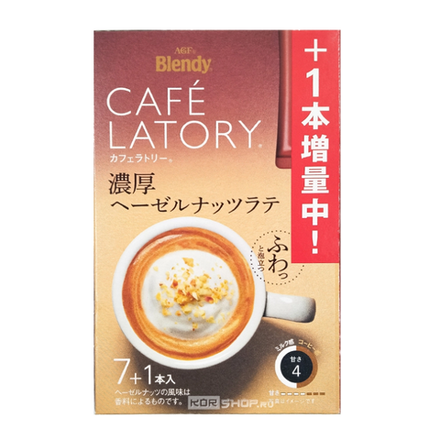 Кофе растворимый AGF Blendy Café Latory Rich Hazelnut Latte