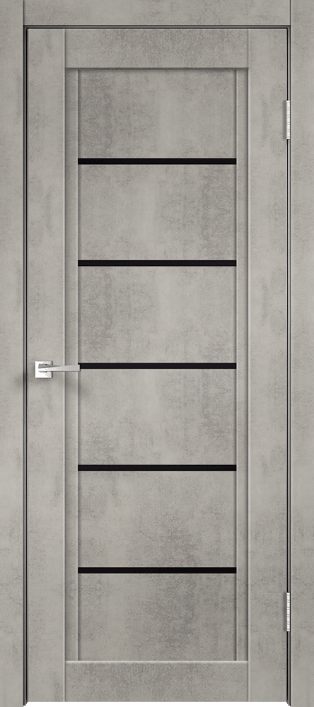 Межкомнатные двери VellDoris NEXT 1 ПВХ Муар светло-серый
