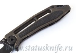 Нож CKF Kadat (M390, титан, карбон, цирконий, тимаскус, Sale card)фотография - 4