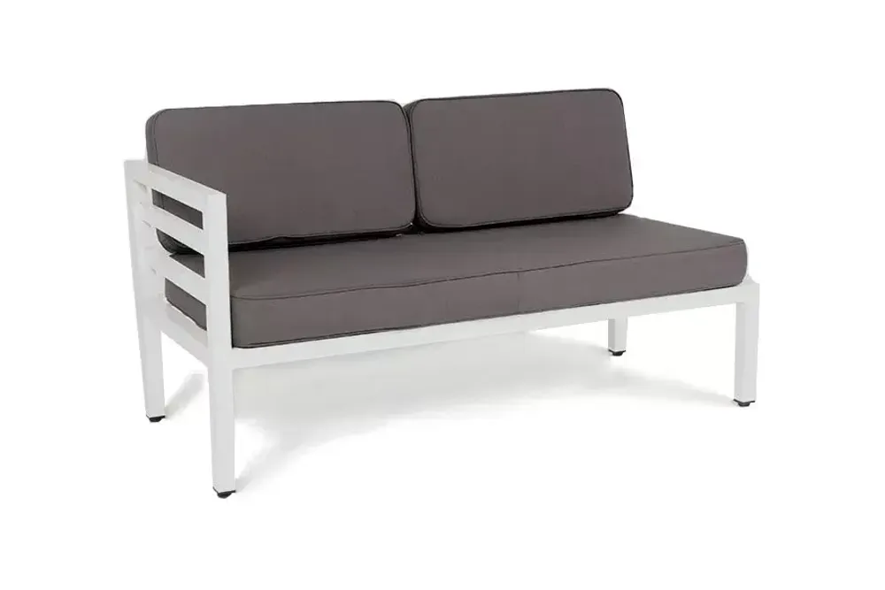 "Глория" модуль диванный правый, каркас из алюминия