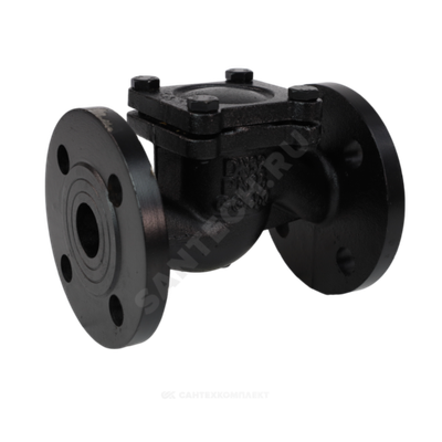 Клапан обратный чугун подъемный 16кч9нж Ду 80 Ру25 Тмакс=200 оС фл диск чугун RMCX