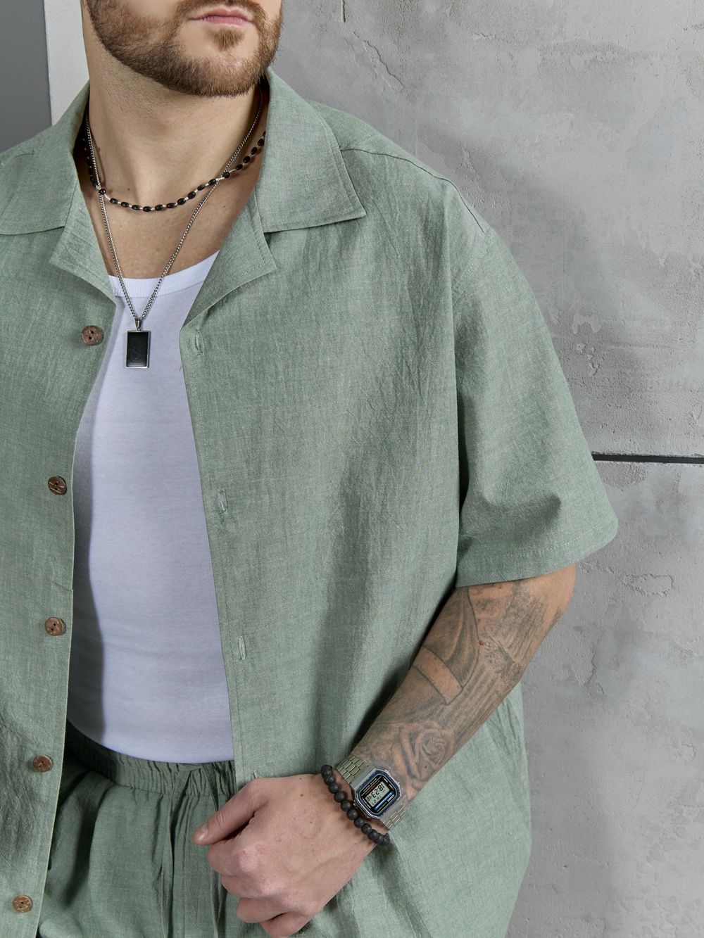 Костюм мужской Аристократ-2 Виотекс ХВОЙНЫЙ МЕЛАНЖ