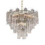 Люстра OWD2093-D75 gold/smoky