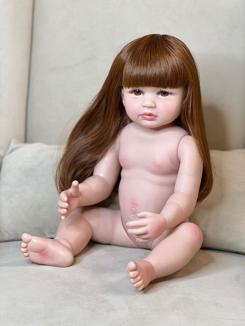 Кукла Реборн виниловая 55см в пакете (FA-320)