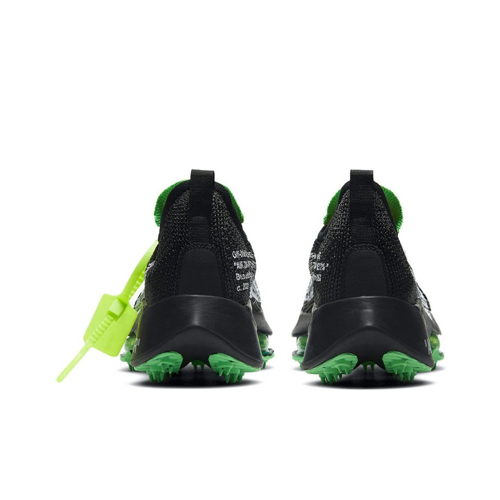 Nike Air Zoom Tempo Next% Flyknit Off White Black Scream Green