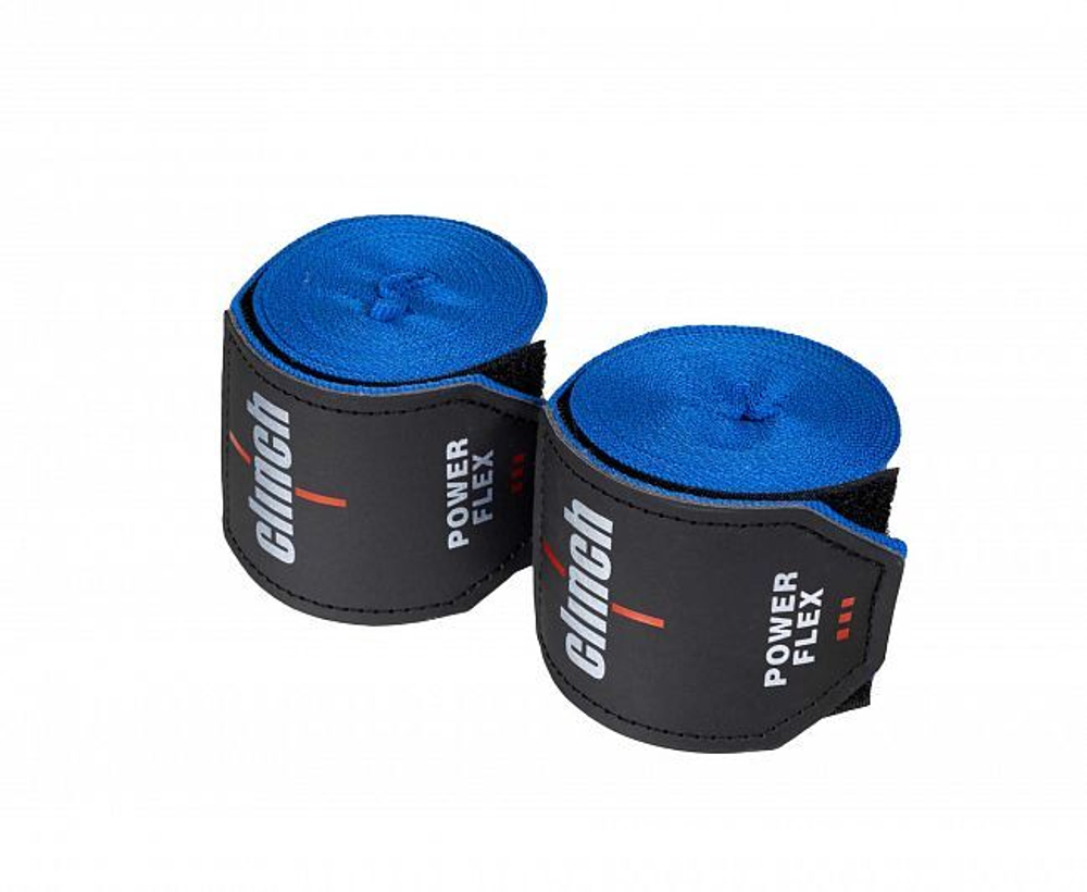 Бинты боксерские Clinch Boxing Hand Wrap Power Flex синие C239