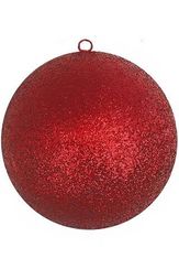 Шар из пенополистирола с блестками Искристый 100 мм., красный, ПромЕлка (SHI-100RED)