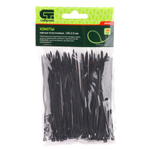 ХОМУТЫ СИБРТЕХ ПЛАСТИКОВЫЕ ЧЕРНЫЕ 100Х2,5ММ 100ШТ 45540