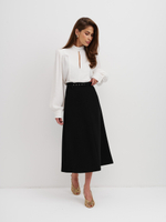 Блуза из крепа, белая