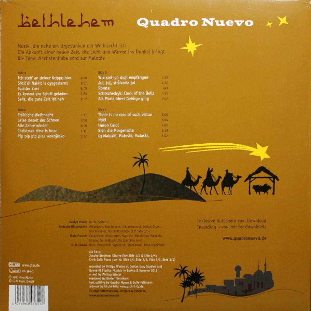 Quadro Nuevo / Bethlehem (2LP)