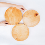 Набор деревянных тарелок Art of Siberia из сибирского кедра -  3 шт. TN53