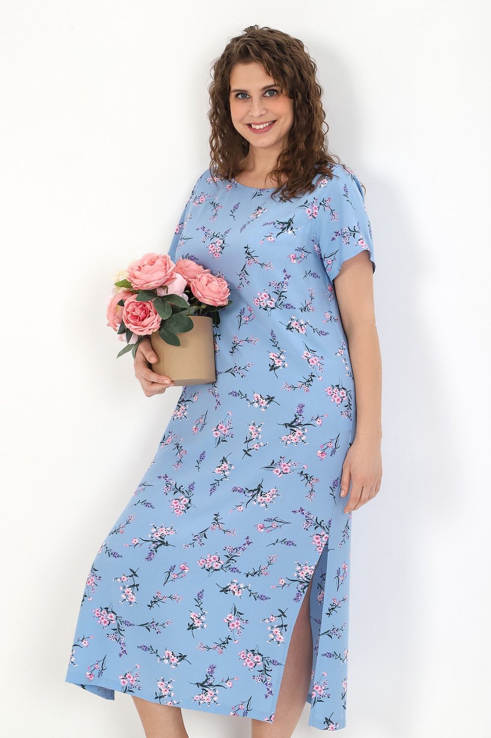Платье Розмарин-3 Виотекс ГОЛУБОЙ