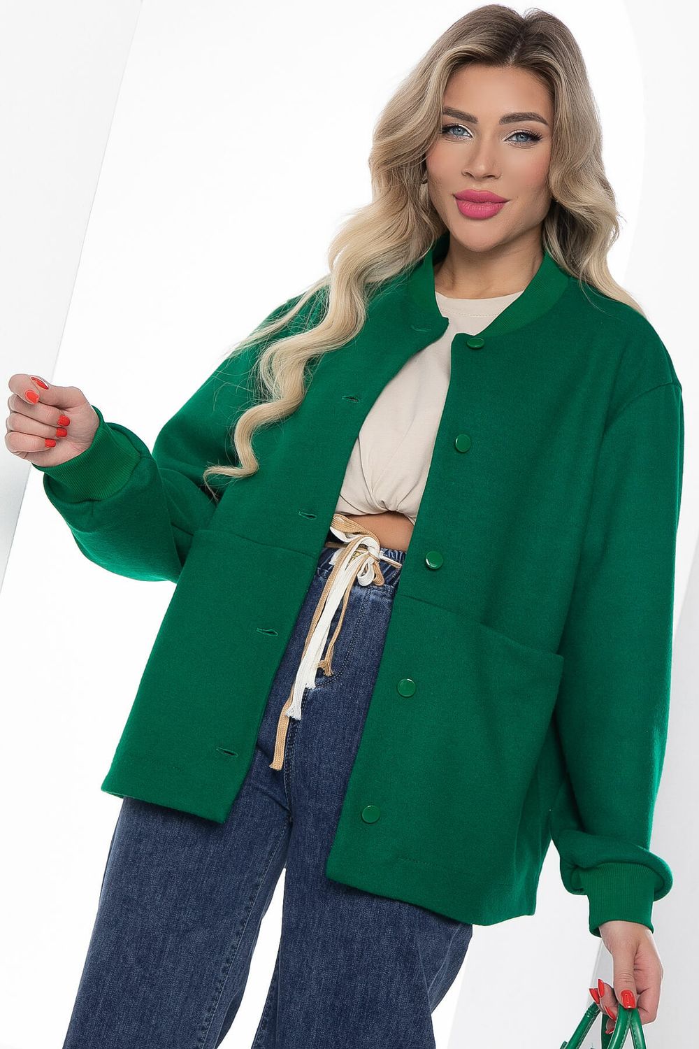 Жакет "Мой выбор" (яркая зелень) Б8727 LT Collection