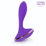 Фиолетовый вибростимулятор G-точки с широким основанием - 15,5 см. (Цвет: фиолетовый)