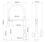 Смеситель для кухни WONZON & WOGHAND WW-88458009-BN брашированный никель