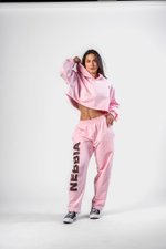 Спортивные брюки Loose-Fit Baggy Pants BOYFRIEND STYLE 432 Розовые