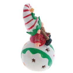 GAEM Фигурка декоративная "Гном" с подсветкой (LR44 2 шт), L10 W9 H18 см, 2в.