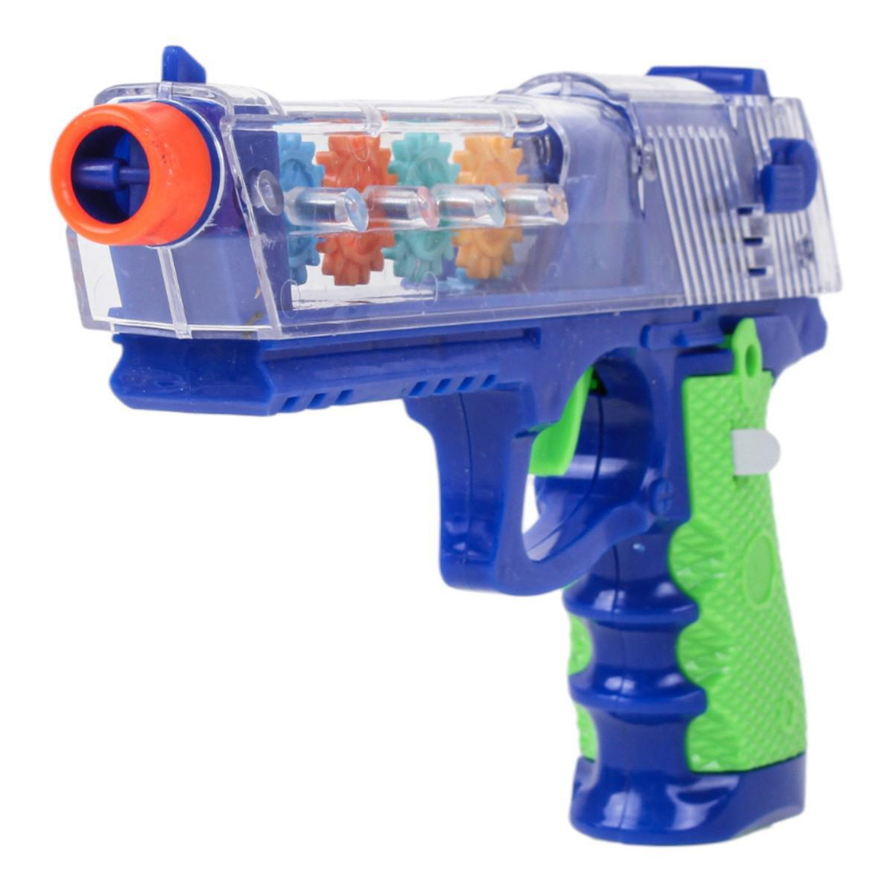 Пистолет на батарейках 17см, пакет M015-P