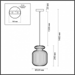 Подвесной светильник Odeon Light Jugi 5042/1B