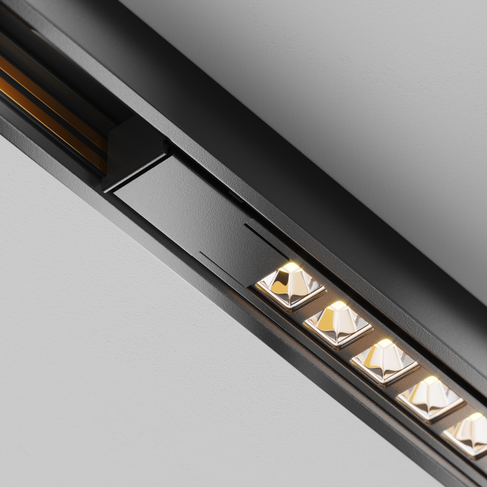 Трековый светодиодный светильник Maytoni Exility X Points TR241-2-6W3K-B