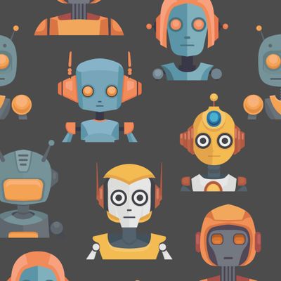 Роботы на темном