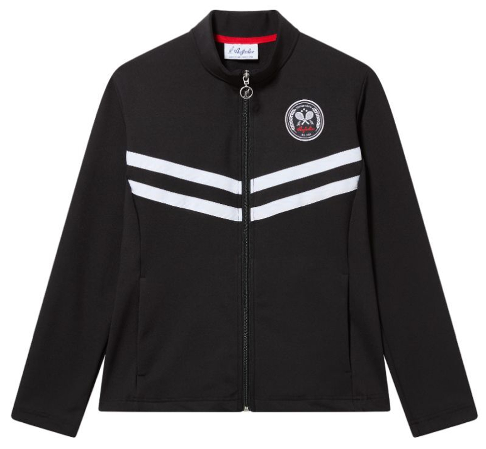 Женская Кофта теннисная Australian Tennis Crew Track - черный