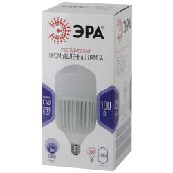 Лампа светодиодная ЭРА STD LED POWER T160-100W-6500-E27/E40 Е27 / Е40 100Вт колокол холодный дневной свет