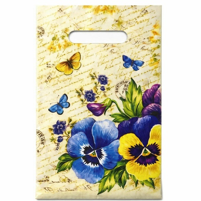 Пакет 20*30см 30мкм с вырубной неусиленной ручкой "Глори" (100шт)