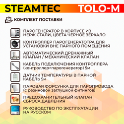 Парогенератор для хамама и турецкой бани Steamtec TOLO-М 180 (18 кВт)