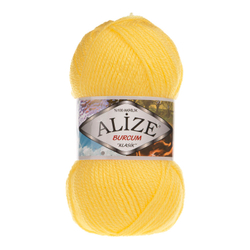 Бурджум классик (Burcum klasik) пряжа Alize 100%акрил 5х100г/210м (216 желтый)
