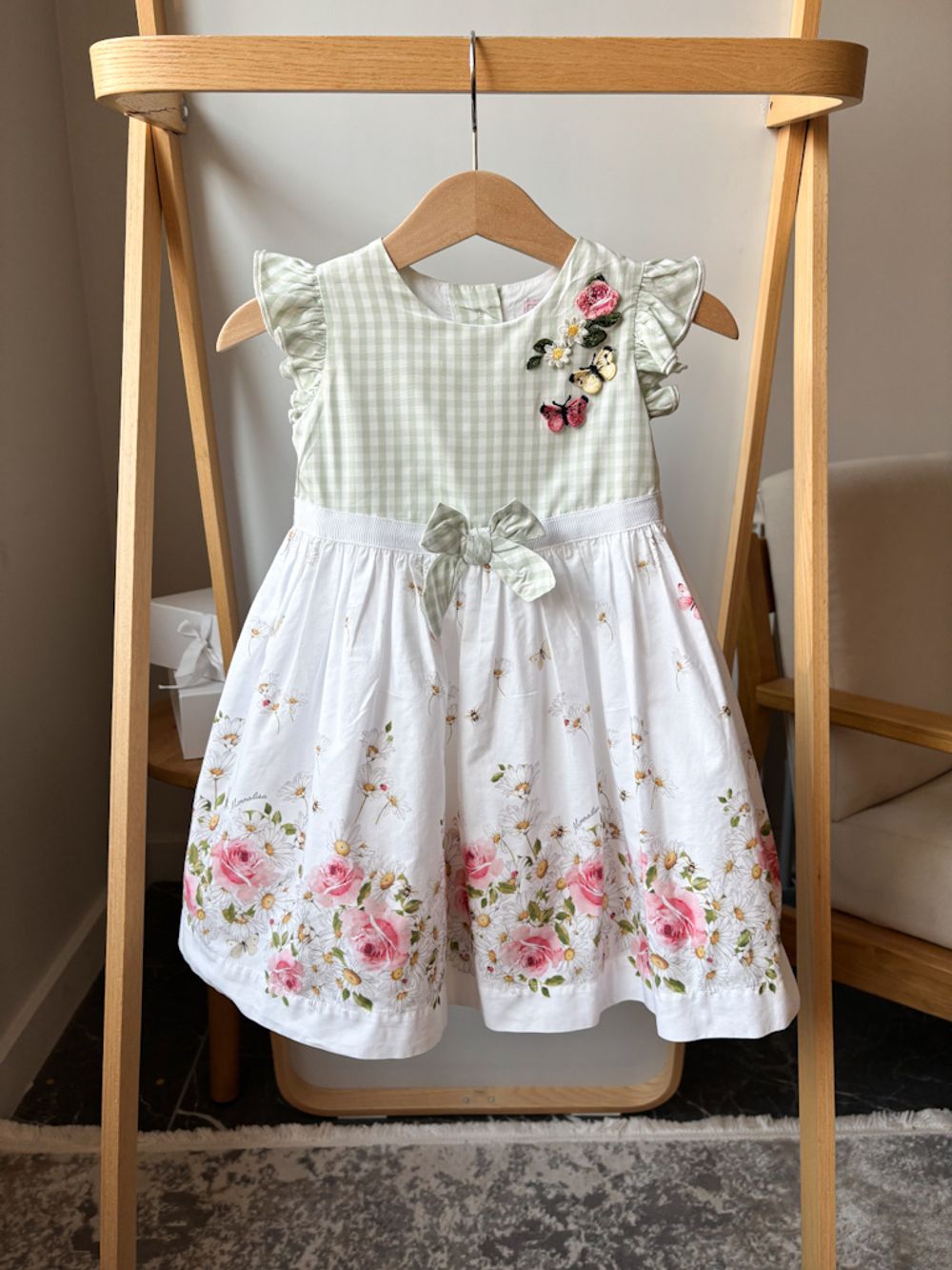 Хлопковое платье Monnalisa, 92