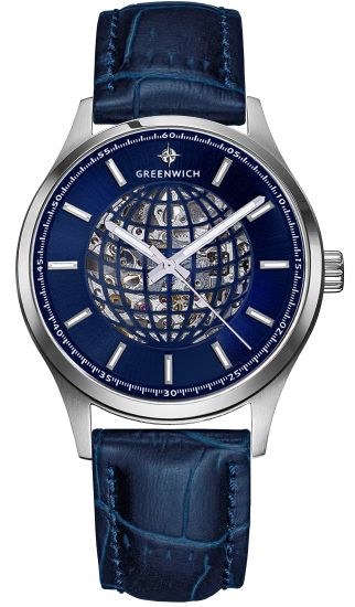 Greenwich GW 056.16.36 — часы-скелетон из коллекции Globe