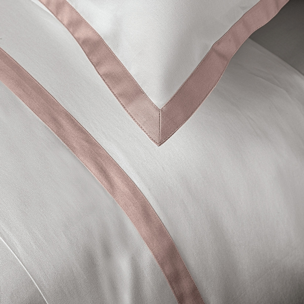 Постельное белье Hellen (240 x 220 см) Bianco Seta/Rosa Boho