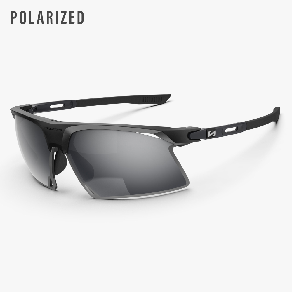 Спортивные очки c диоптриями Scicon Aerobeam Titanium Sunglasses Black Matt Polarized Grey