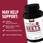 Force Factor, Total Beets, эффективная поддержка кровообращения, 120 таблеток