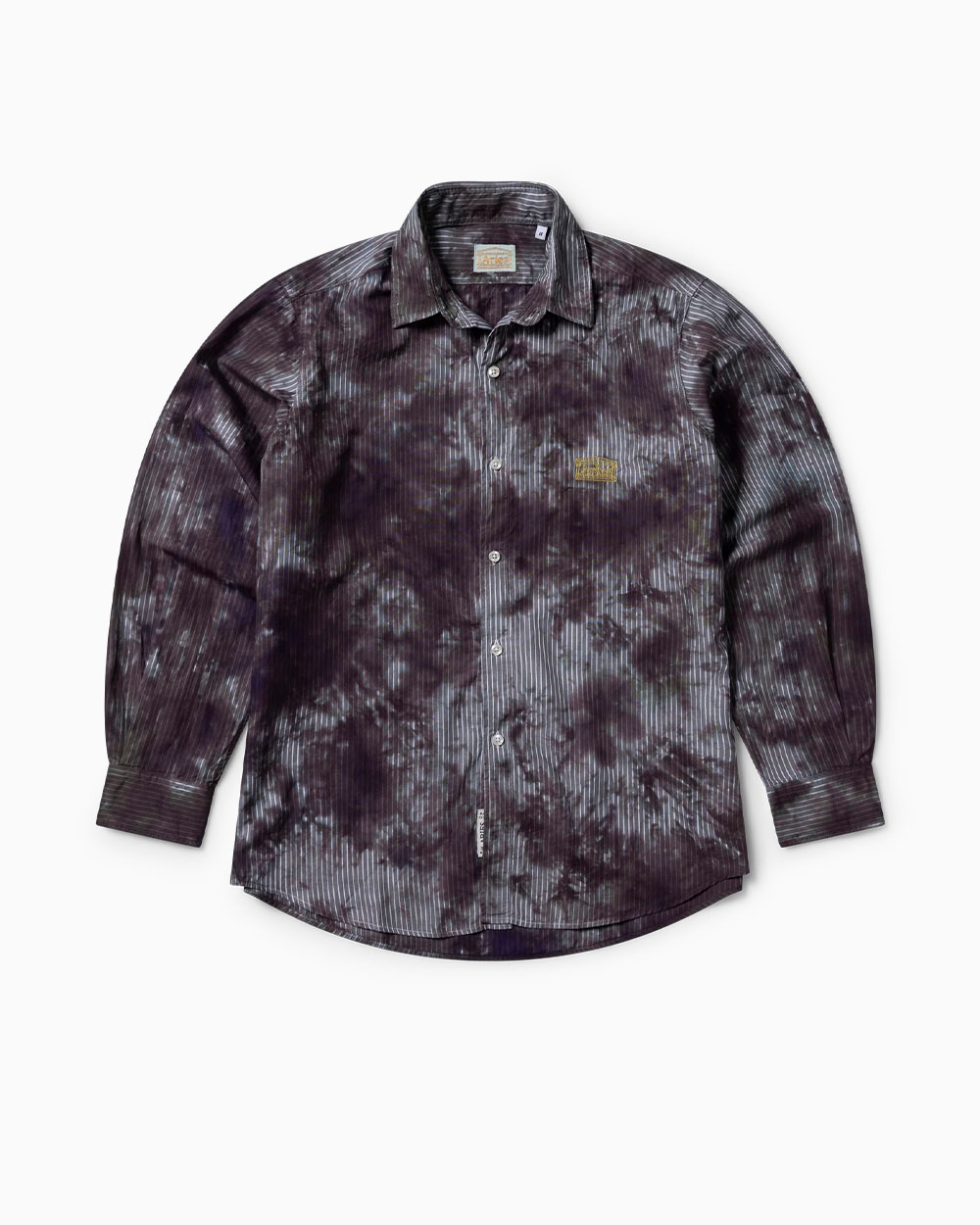 Рубашка Aries The Dye Stripe Poplin Shirt