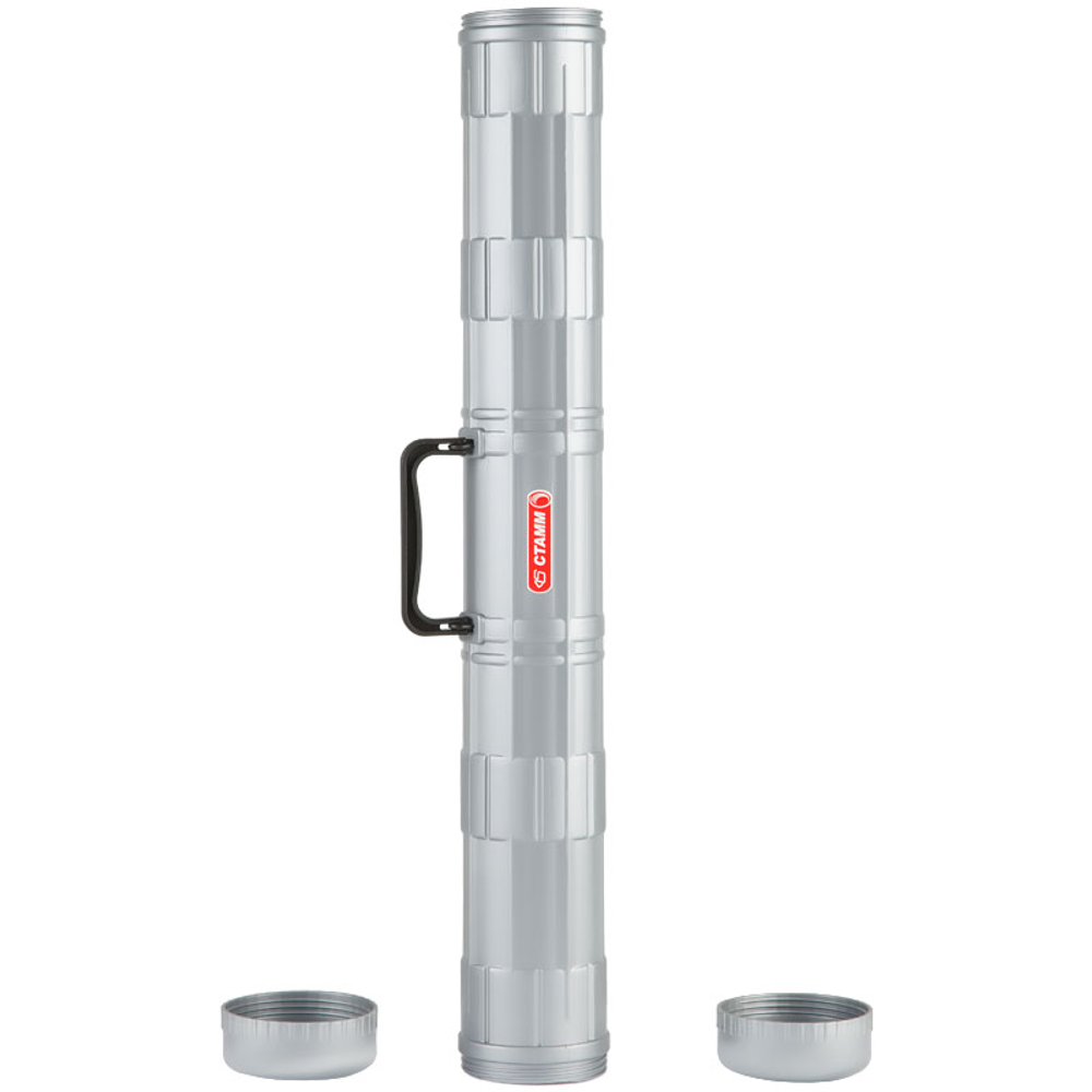 Тубус СТАММ с ручкой , А1, D91мм L680мм, серый