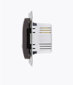 Розетка USB Systeme Electric GLOSSA A+A, 5В/2,1 А, 2х5В/1,05 А, механизм, Графит, GSL001333