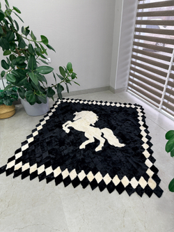 Покрывало меховое ковер из шкуры овчины