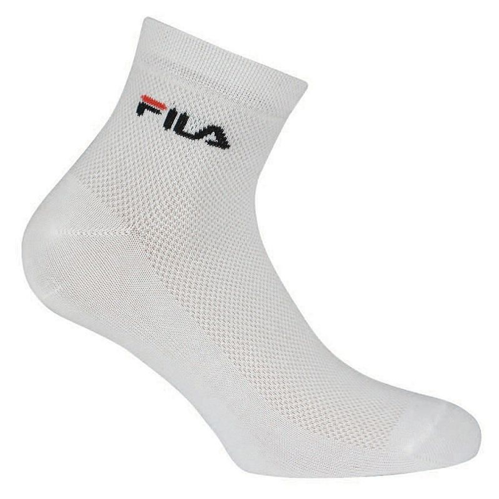 Теннисные носки Fila Quarter Mercerized Cotton 3P - white