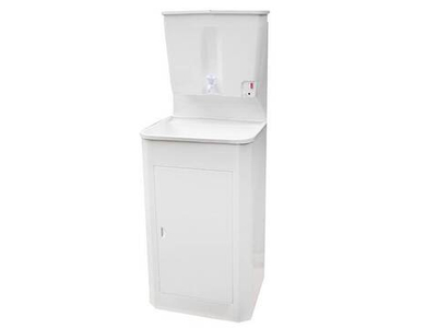 Умывальник Мойдодыр 17л с водонагревателем, пластмассовая мойка, корпус белый