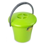Ведро Либерти 14л с крышкой салатовое С605КСАЛ (комплект 11 шт)