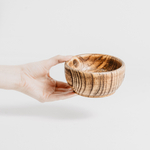 Набор из двух деревянных чаш Art of Siberia из сибирского вяза 12,5 см и 10,3 см. TN39