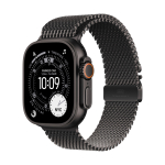 Apple Watch Ultra 3 (2025), 49 мм корпус из титана цвета «Black», ремешок Titanium Milanese Loop размера M цвета «Black»