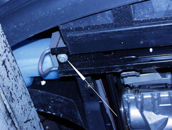 Защита картера двигателя, КПП (2 мм, сталь) для Nissan Primastar 2001-2014 (V = 1.9d; 2.0; 2.5 DCI), Opel Vivaro 2001-2008 (V = 1.9d), Renault Trafic 2001-2006 (V = 1.9d), Renault Trafic 2006-2014 (V = 2.0d MT) Sheriff.15.0687
