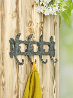 Iron Garden Вешалка настенная Ящерки, 4 крючка