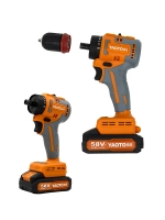 Дрель-шуруповерт трансформер YAOTO BS 58V: 4 сменных патрона, 3000 об/мин, Li-ion 4.0Ah, мощная подсветка