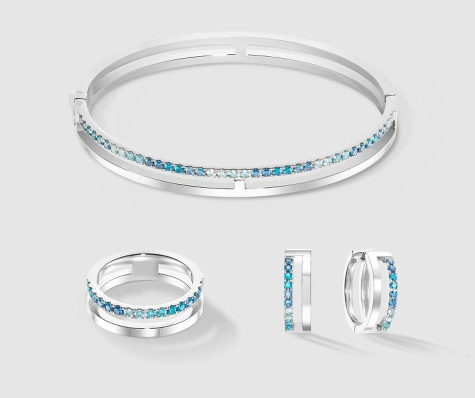 Браслет Coeur de Lion Blue-Silver 0136/32-0717 17