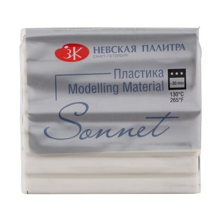 Пластика "Sonnet"   белый,брус 56 гр.
